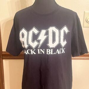 AC/DC Black Graphic T-Shirt